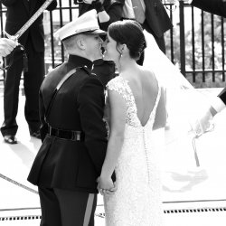 Military Wedding Photo