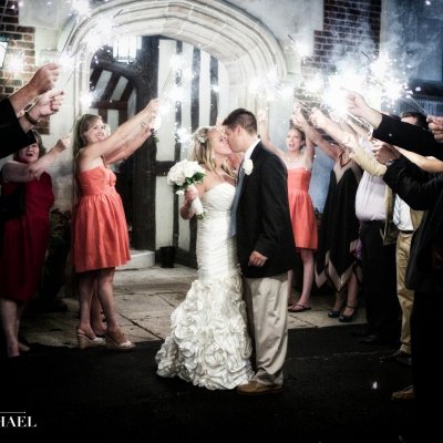 Sparkler Exit Wedding Photography
