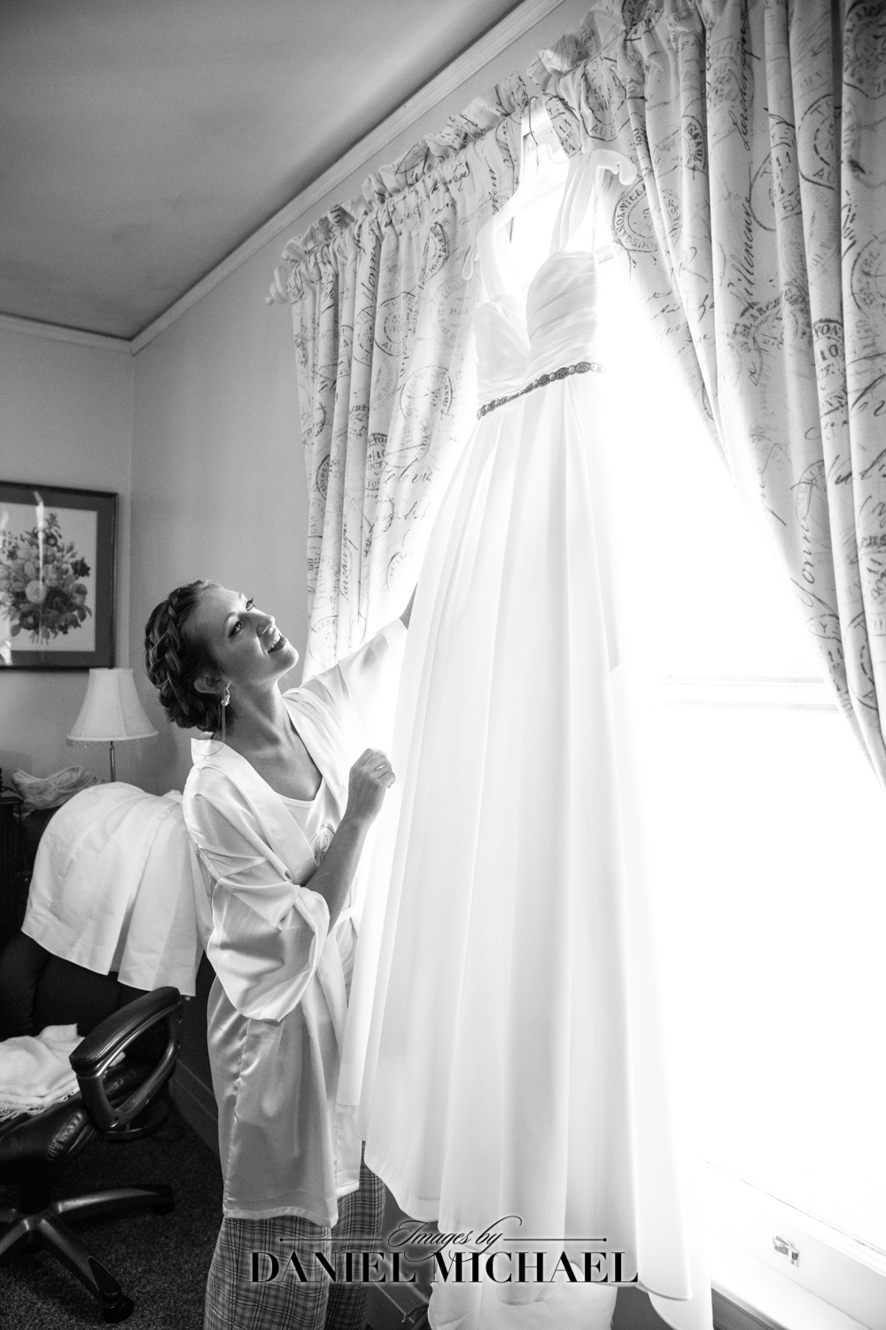 Bride with Dress Photo