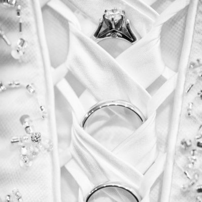 Wedding Rings in Corset