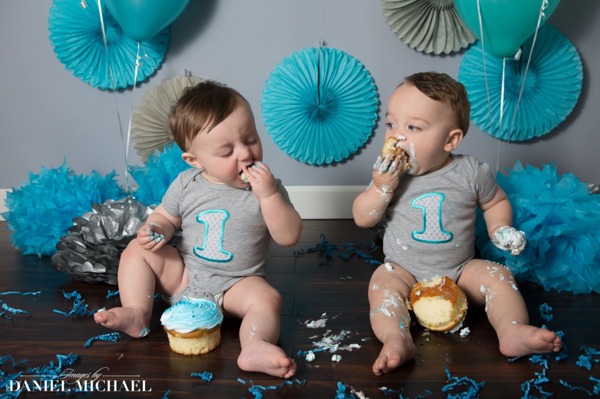 Twins Birthday, Cincinnati Studio Photography