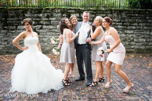 Bridesmaids with the Groom Wedding Photo