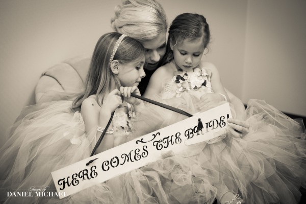 Flower Girls Here Comes the Bride Sign