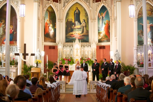 Holy Cross Immaculata Wedding Ceremony