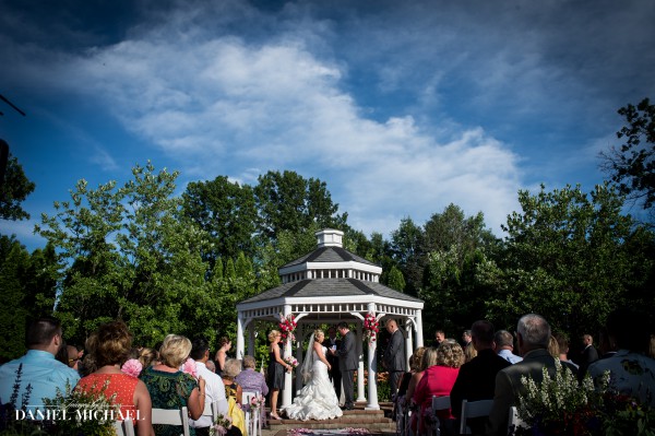 Manor House Gazebo Wedding Ceremony