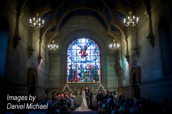 Norman Chapel Wedding Ceremony Photos