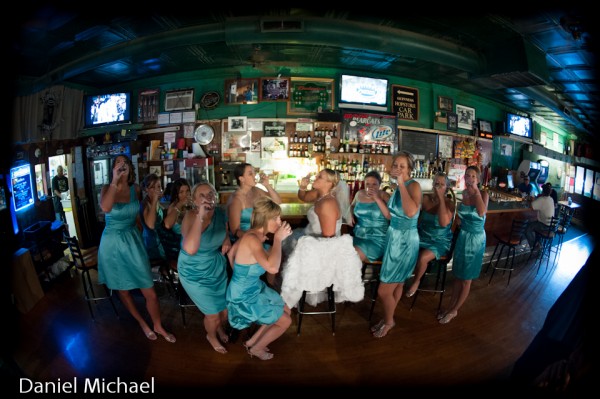 Wedding Party in Bar Cincinnati