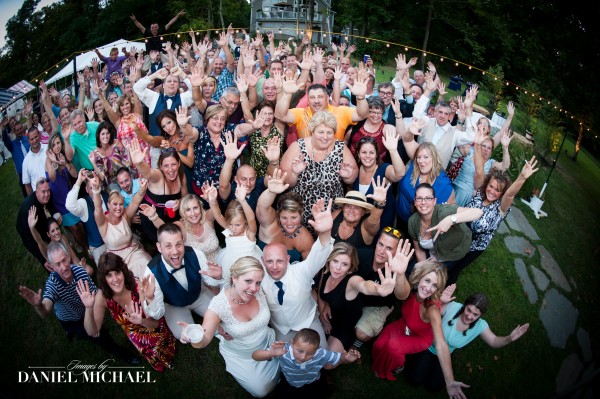 Wedding Reception Group Photo