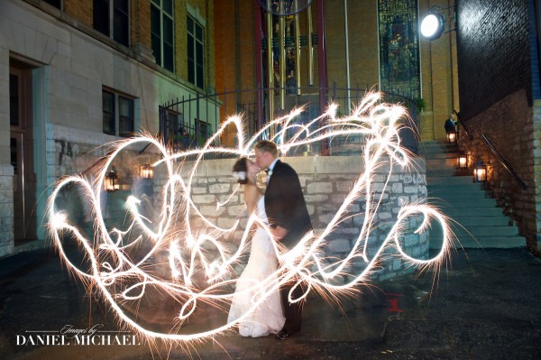Wedding Reception Sparklers
