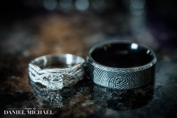 Wedding Ring with Fingerprint
