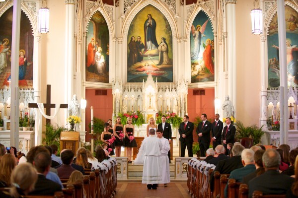 Holy Cross Immaculata Wedding Ceremony