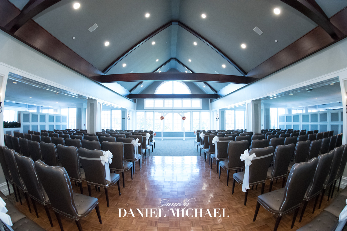 Wetherington Country Club Wedding Ceremony set-up
