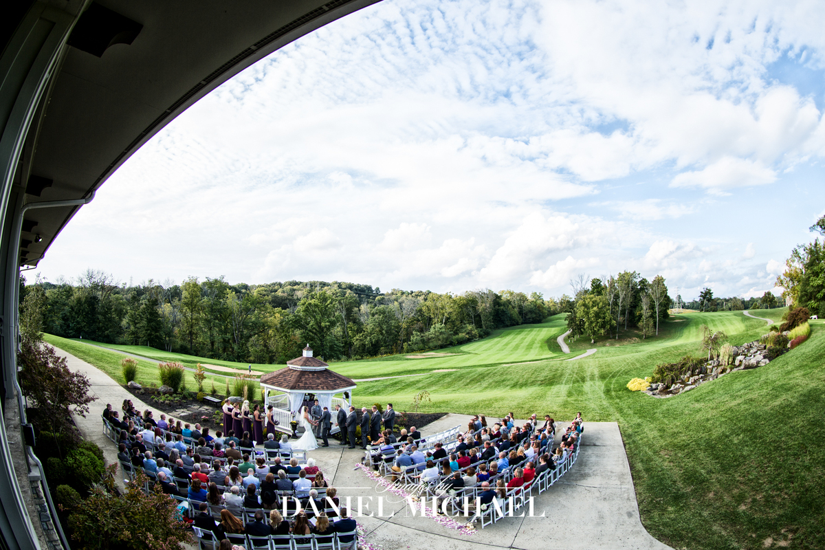 Aston Oaks outdoor Wedding Ceremony