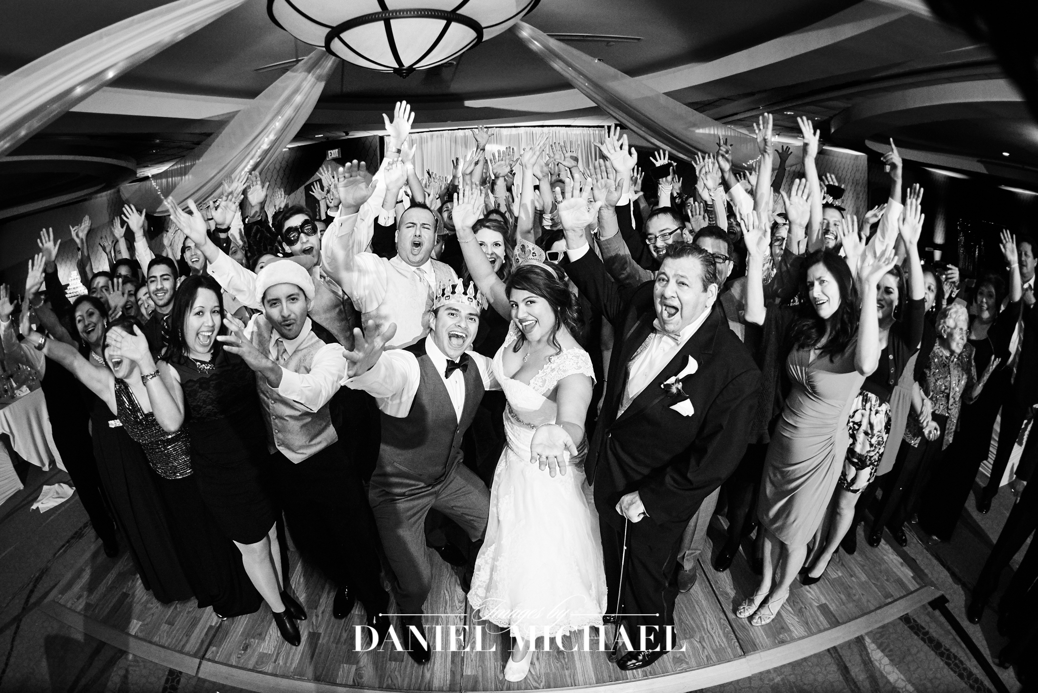 Marriott River Center Venue Wedding Reception Photography