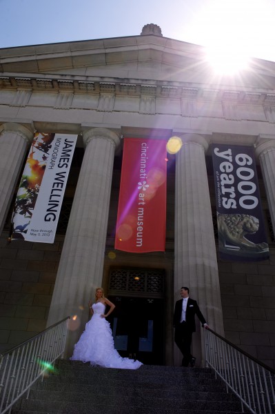 Cincinnati Art Museum Wedding Photography