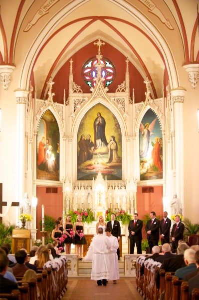 Holy Cross Immaculata Wedding Photographers