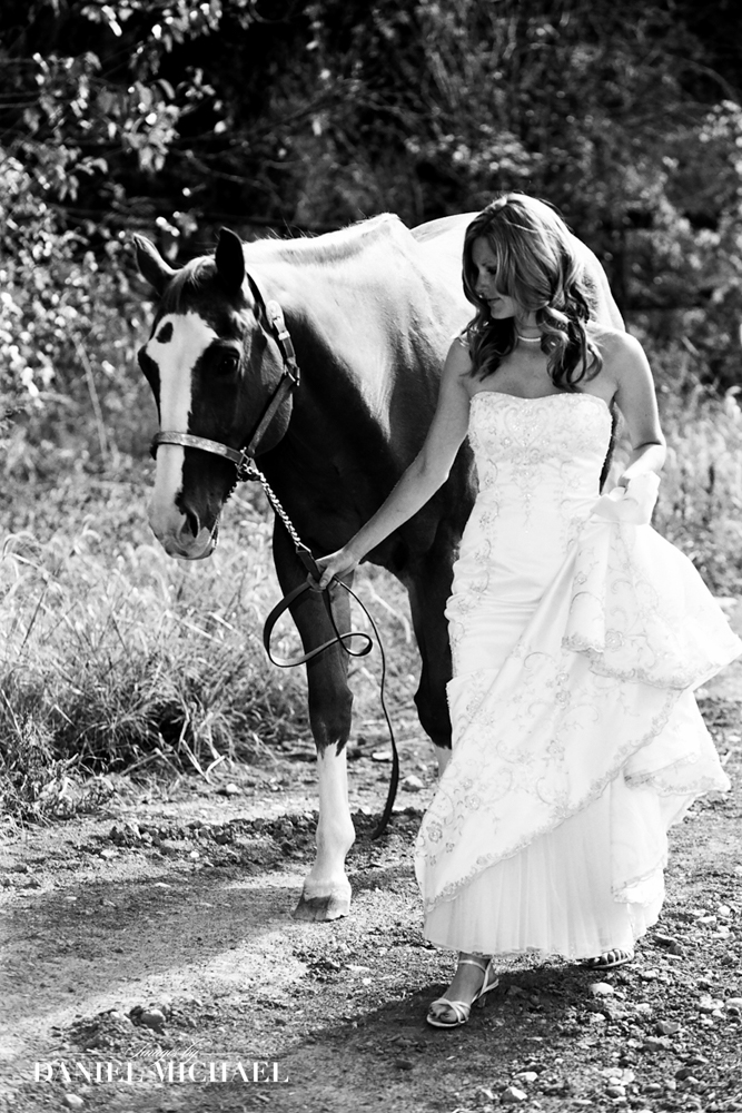 Session B Bridal Portraits with Horse