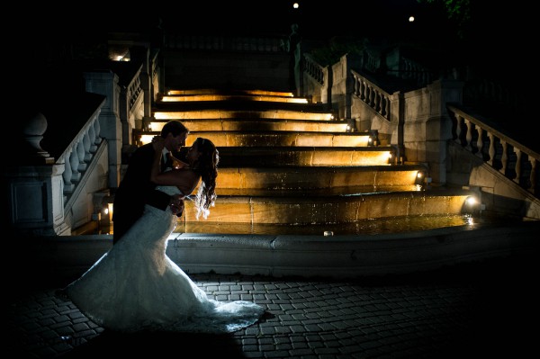 Ault Park Fountain Wedding Photography