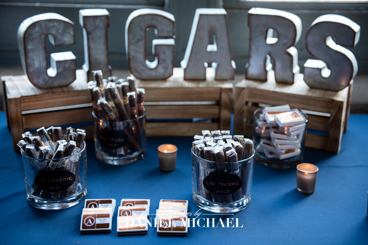 Wedding Cigar Bar Photos
