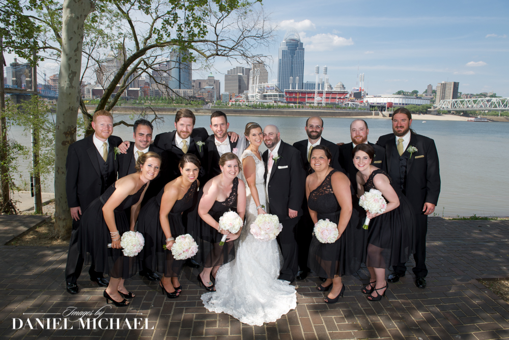 Cincinnati Skyline Wedding
