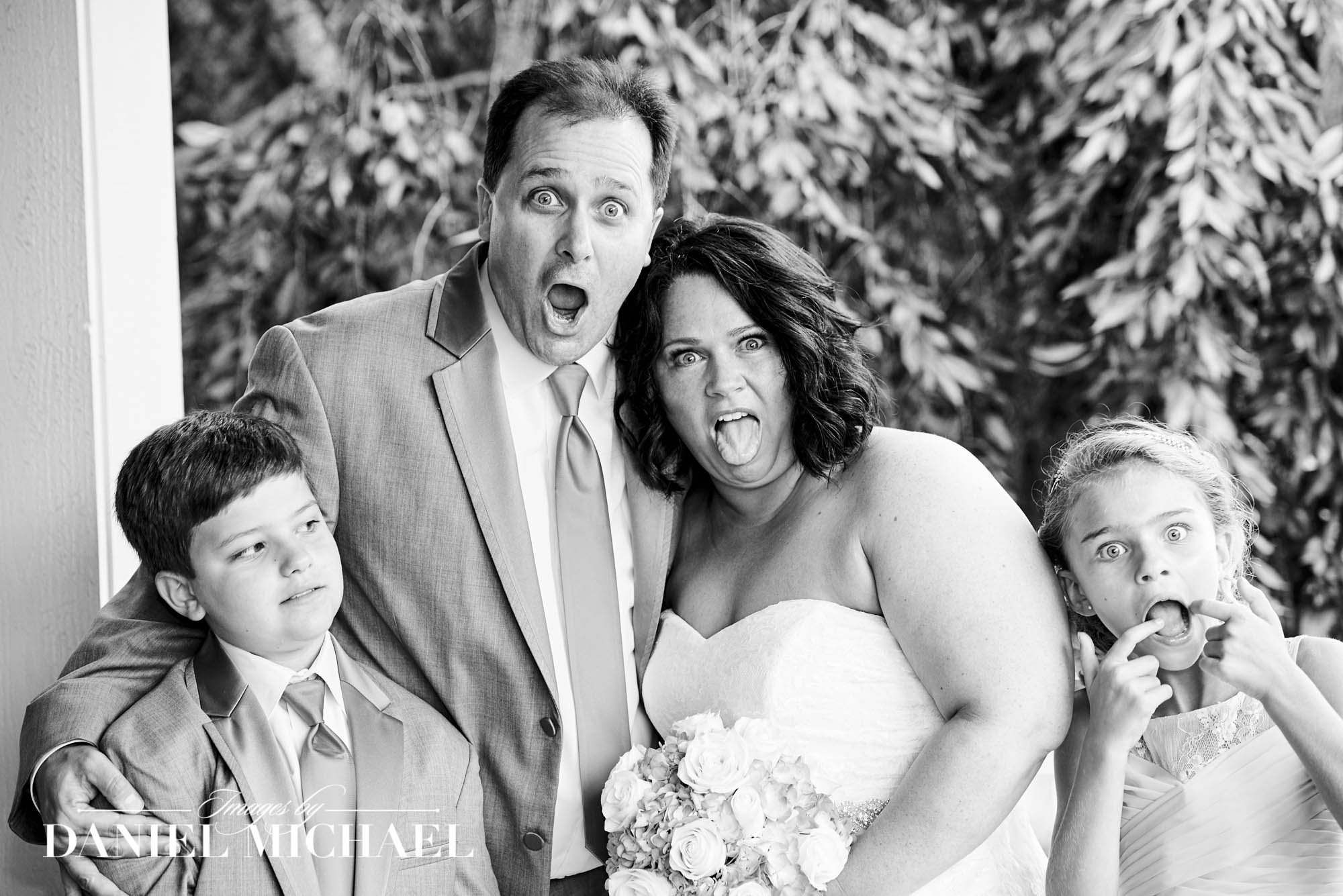 Fun Family Wedding Photography