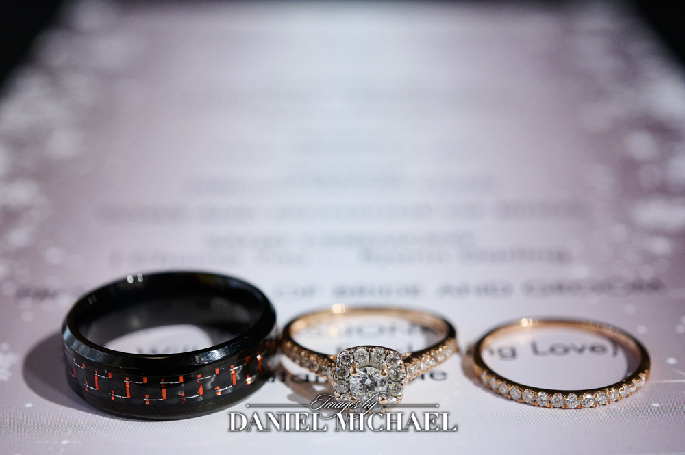Wedding Rings on Program Photo