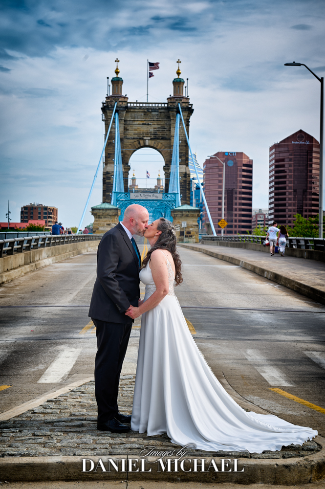 Wedding Photography Cincinnati Roebling Bridge