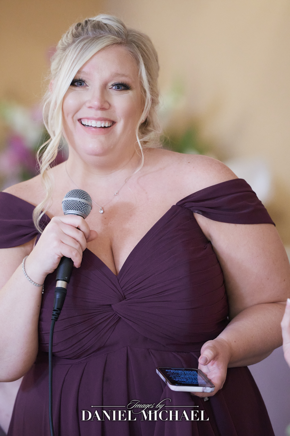 Wedding Speech at Reception Photography