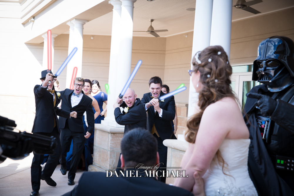 Star Wars Wedding Party Photography