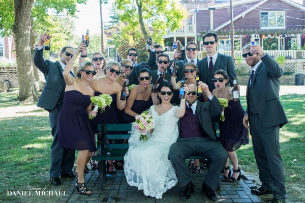 Wedding Party With Sunglasses